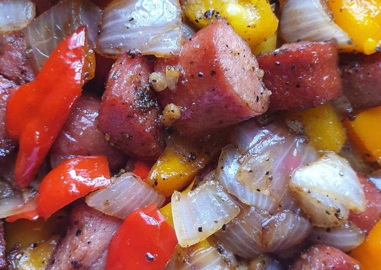Recipe of Homemade Sausage and veggies stir fry