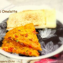 A picture of Eggless Omelette.