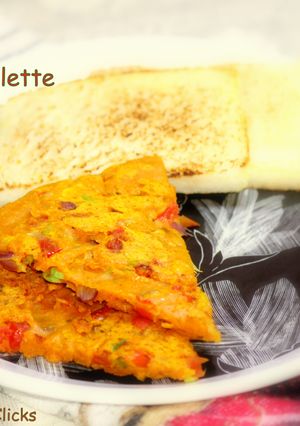 A picture of Eggless Omelette.