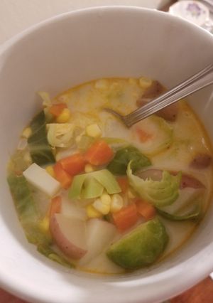 A picture of Corn Chowder.