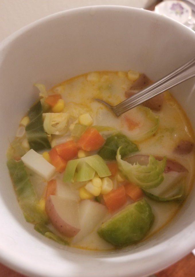 A picture of Corn Chowder.