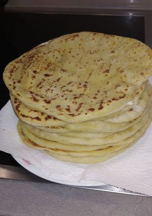 A picture of Easy Pita Bread for Souvlaki.