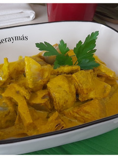 Una foto de Alcachofas en salsa de almendras