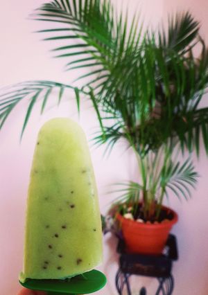 Una foto de Helado de kiwi
