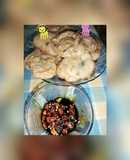 Tempe tepung renyah dengan sambel kecap