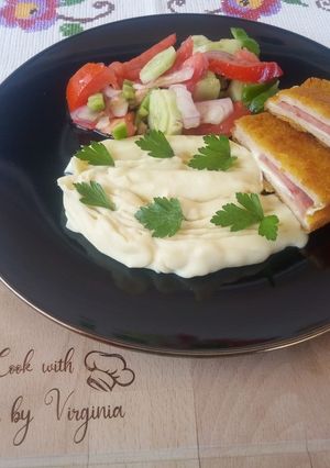 O poză a rețetei Cordon bleu.