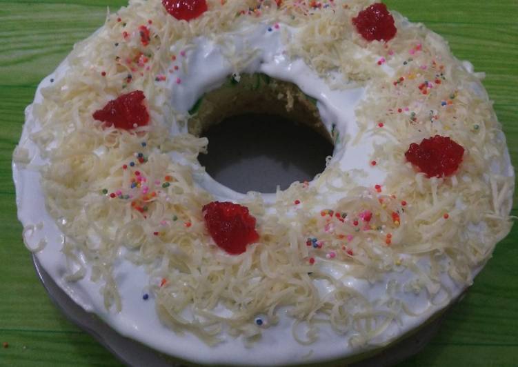 Resep Bolu air chocolatos green tea.. Anti Gagal