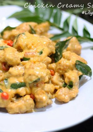 Foto resep Creamy Ayam Telur Asin (Ala resto) Anti gagal