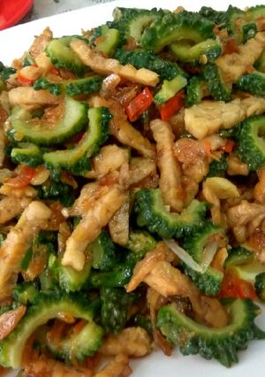 Foto resep Tumis Pare Pedas Manis#5Resepterbaruku