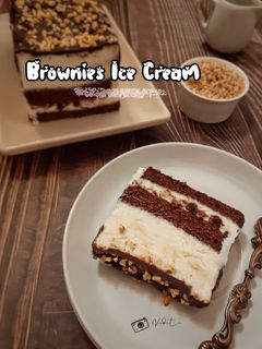 Foto resep Brownies Ice Cream