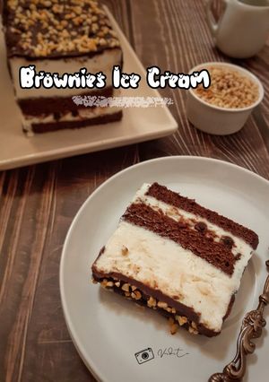 Foto resep Brownies Ice Cream
