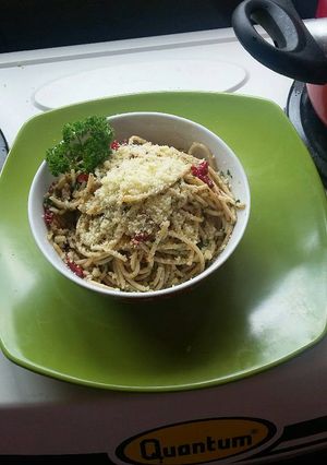 Foto resep Spagetti aglio olio ala Lita