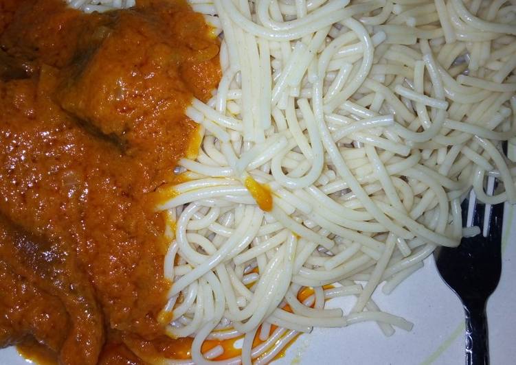 Spaghetti n stew