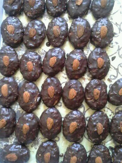صورة لوصفة حلوة السنيكرز على طريقتي 👌👍💟