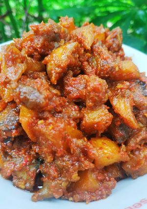 Foto resep Sambal ati ampela super hot