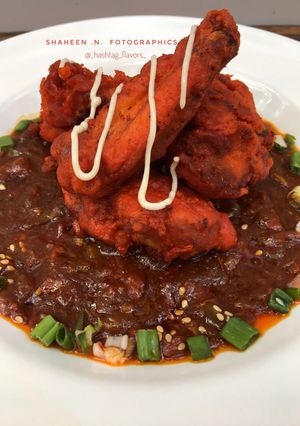 A picture of Chicken Manchurian.