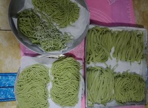 Foto resep Mie Bayam Homemade NO MSG.Aman untuk MPASI dan Anak anak