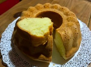 Foto de Bolo de queijo e leite coco