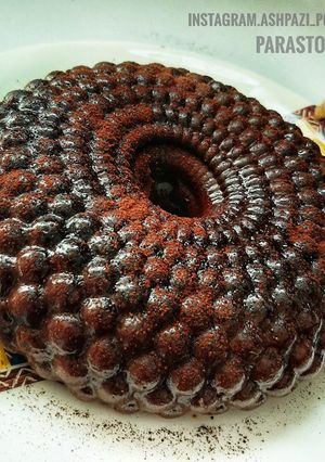 عکسی از دستور پودینگ شکلاتی