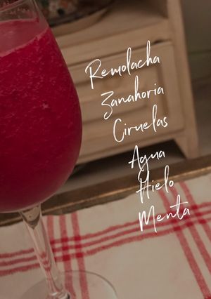 Una foto de Jugo de Remolacha