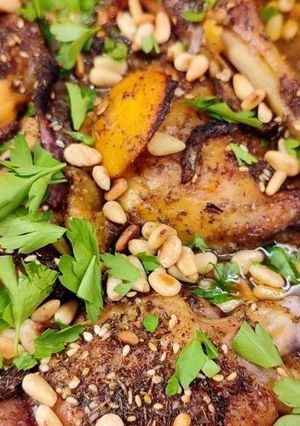 Une photo de Poulet au Citron, Zaatar de Yotam Ottolenghi