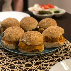 A picture of Homemade Mini Cheeseburgers.