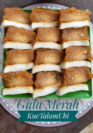 Foto resep Kue Talam Ubi Gula Merah