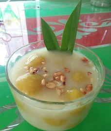 chè bí đỏ khoai lang
