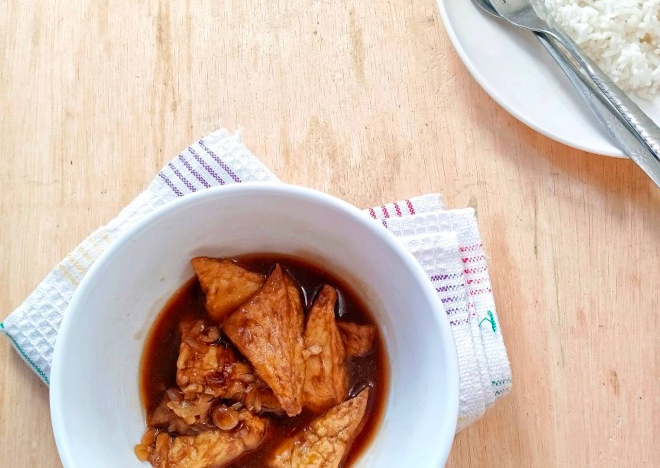 Tahu Kecap Simple