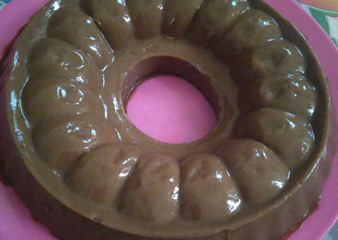 Puding roti nutrijell coklat