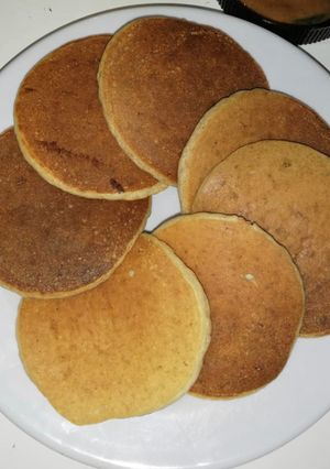 Una foto de Hotcakes con harina de almendra