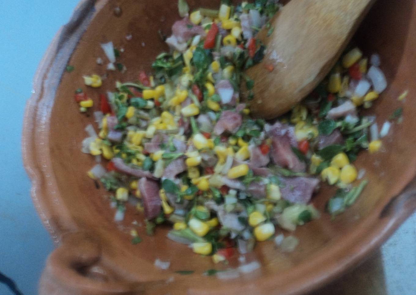 Verdolagas con milpa y cerdo campiranas las correa