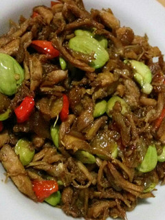 Foto resep Ayam suwir pete pedes
