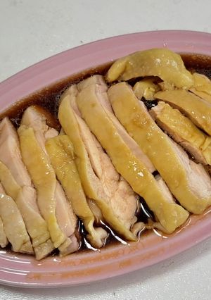 รูปของ ไก่ต้มแบบซูวีราดซอสซีอิ๊วจีน