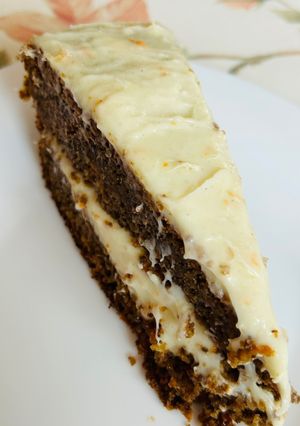 Répatorta narancsos mascarpone krémmel￼ recept fotója