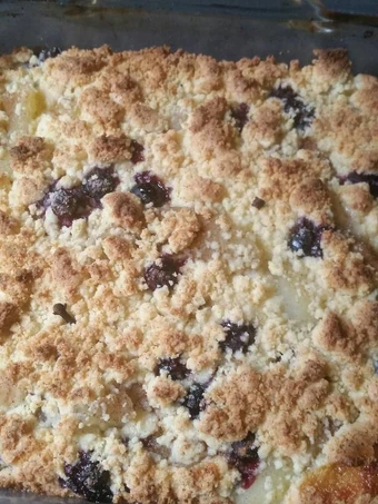Recipe Apple and Blueberry Crumble which Delicious