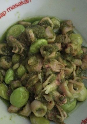 Foto resep Cumi asin sambal ijo