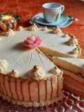 Zimtcreme - Mandarinen -Torte
