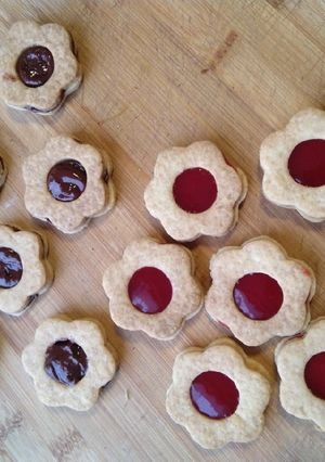 Une photo de Biscuit sable fouré