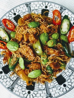 Foto resep Tumis Tempe Teri Pete