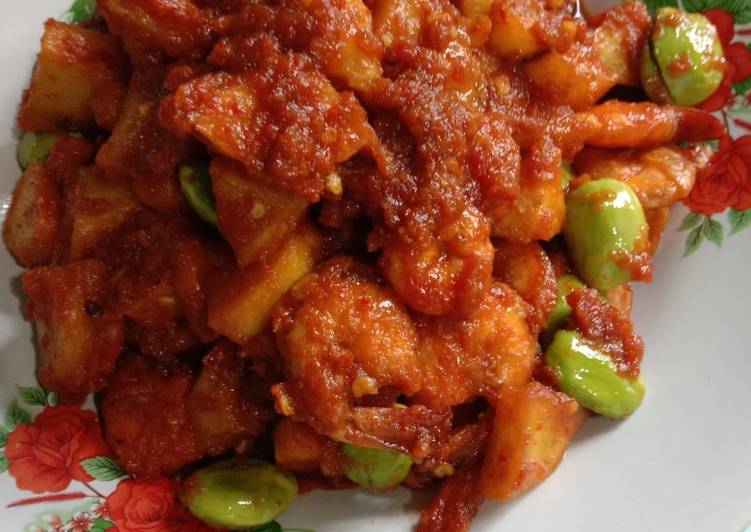 Resep Balado udang kentang, Sempurna