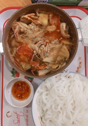 Hình của món Bánh canh ghẹ.