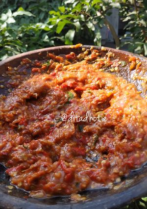 Foto resep Sambel terasi asik cihuy😋😋