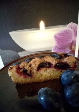 Fahéjas-szilvás bögrés pite recept fotója