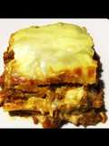 Lasaña de carne molida