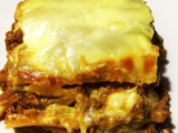 Lasaña de carne molida