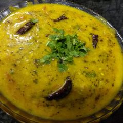 A picture of Moong dal tadka zero oil.