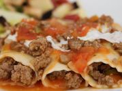 Una foto de pasta rellena