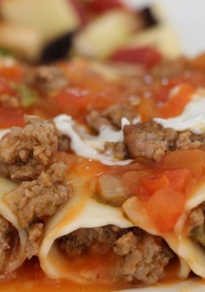 Una foto de Canelones italo-mexicanos