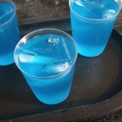 A picture of Citrus Blue lounge Sharbat.